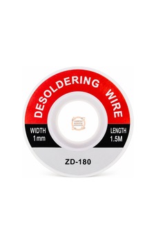 Lehim Temizleme Teli 1mm Zd-180 1.5 Metre Lehim Sökme Wick Teli