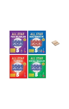 5. Sınıf All Star Matematik Fen Türkçe Ve Sosyal 4lü Set Soru Bankası 5. Sınıf All Star Matematik Fen Türkçe Ve Sosyal 4lü Set Soru Bankası