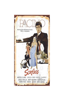 Pacino - Retro Ahşap Poster Özel Koleksiyon Hbb Renkli - 143037952 Renkli