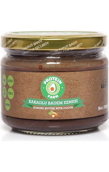 Protein Farm Kakaolu Badem Ezmesi Yerli Üretim 250 G