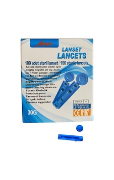 Ayset Lanset Parmak Delme İğne Ucu Ayset Lanset Parmak Delme İğne Ucu