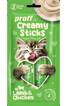 Proff Creamy Kuzu ve Tavuklu Kedi Ödülü 4'lü Proff Creamy Kuzu ve Tavuklu Kedi Ödülü 4'lü