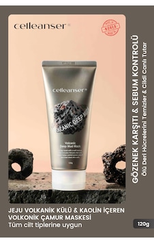 Celleanser Volcanic Deep Mud Mask 120 G