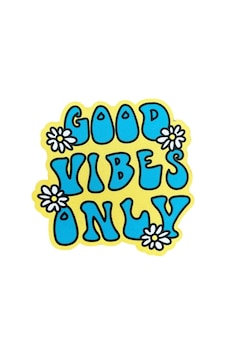 Good Vibes Only Baskılı Ahşap Bardak Altlığı Çok Renkli Good Vibes Only Baskılı Ahşap Bardak Altlığı Çok Renkli