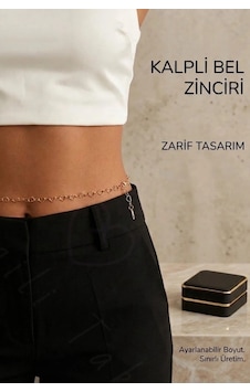 Ayarlanabilir Kalp Detaylı Gold Renk Çelik Bel Zinciri Kadın Bel Takısı Vücut Aksesuarı 777 Se Silver Ayarlanabilir Kalp Detaylı Gold Renk Çelik Bel Zinciri Kadın Bel Takısı Vücut Aksesuarı 777 Se Silver