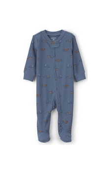 Carter's Erkek Bebek Fermuarlı Patikli Tulum İndigo 1v245210 Carter's Erkek Bebek Fermuarlı Patikli Tulum İndigo 1v245210