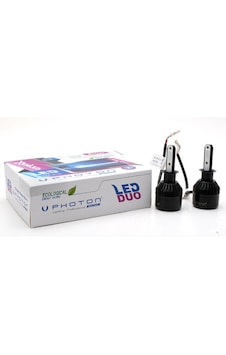 Duo H3 Uyumlu Blue Mavi 12v Led Headlıght Duo H3 Uyumlu Blue Mavi 12v Led Headlıght