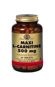 Solgar Maxi L-carnitine 500 Mg 30 Tablet Solgar Maxi L-carnitine 500 Mg 30 Tablet
