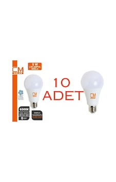 9w E27 Duy 6500k Led Ampul 10'lu Paket 9w E27 Duy 6500k Led Ampul 10'lu Paket