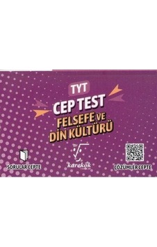 TYT Cep Test Felsefe ve Din Kültürü - Karekök Eğitim Yayın TYT Cep Test Felsefe ve Din Kültürü - Karekök Eğitim Yayın
