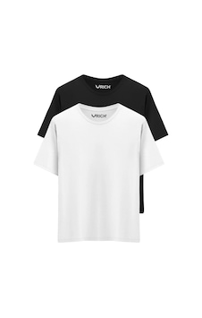 Rich Erkek 2 Li Paket %100 Pamuk Oversize Tişört Basic Bisiklet Yaka Kısa Kollu T-shirt SIYAH Rich Erkek 2 Li Paket %100 Pamuk Oversize Tişört Basic Bisiklet Yaka Kısa Kollu T-shirt SIYAH