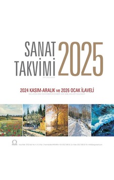 Sanat Takvimi 2025 Duvar Takvimi