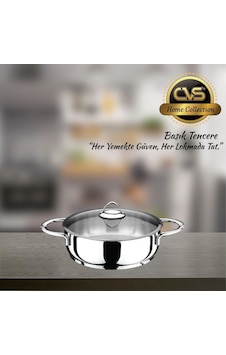 Cvs Dn 20054 Elit Platin Kulp 22 Cm Basık Tencere Metalik Gri Cvs Dn 20054 Elit Platin Kulp 22 Cm Basık Tencere Metalik Gri