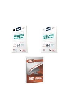 2027 Limit Ayt Biyoloji 25 Li Deneme + Fen Bilimleri 20x40 Video Çözümlü Deneme + Ankapade 3'lü Set 2027 Limit Ayt Biyoloji 25 Li Deneme + Fen Bilimleri 20x40 Video Çözümlü Deneme + Ankapade 3'lü Set