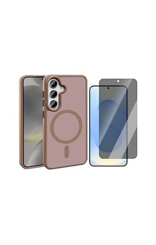 Vendas Galaxy Uyumlu S25 Plus Kılıf M-safe Şarj Özellikli Mat Arka Yüzey Zore Sio Kapak + Hayalet Ekran Koruyucu Kahverengi Vendas Galaxy Uyumlu S25 Plus Kılıf M-safe Şarj Özellikli Mat Arka Yüzey Zore Sio Kapak + Hayalet Ekran Koruyucu Kahverengi