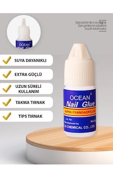 Ocean Tüp Tırnak Yapıştırıcı Alpha Cyanoacrylate 3 Gr Asu-189 Ocean Tüp Tırnak Yapıştırıcı Alpha Cyanoacrylate 3 Gr Asu-189