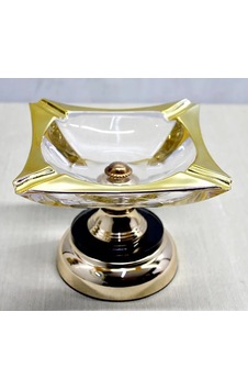 Jenerik Metal Ayaklı Cam Küllük Alk4879 Jenerik Metal Ayaklı Cam Küllük Alk4879