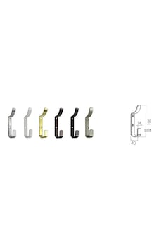 Beşel Ba860st Çengel Saten 4x10,8 Cm Metal Askı 10 Adet Saten Beşel Ba860st Çengel Saten 4x10,8 Cm Metal Askı 10 Adet Saten