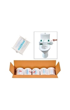 Rulopak R-2200 Manuel Kollu Hijyenik Klozet Kapağı Rulosu 5 Adet﻿﻿