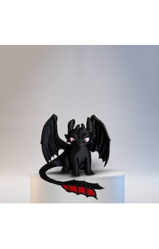 Ejderhanı Nasıl Eğitirsin Gecenin Öfkesi Siyah Ejderha 11 Cm Toothless-pembe Göz Ejderhanı Nasıl Eğitirsin Gecenin Öfkesi Siyah Ejderha 11 Cm Toothless-pembe Göz