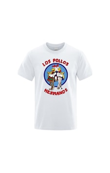 Noıssey Kırmızı Etiket Gala Los Pollos Hermanos T-shirts 17454 Beyaz Noıssey Kırmızı Etiket Gala Los Pollos Hermanos T-shirts 17454 Beyaz