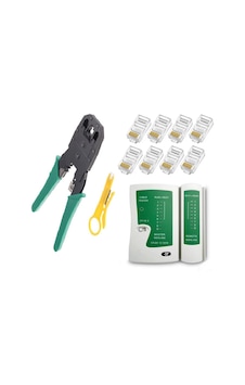 Network Cat5Cat6 Sıkma Pense+50 Adet Cat5Cat6 Jak + Test Cihazı Network Cat5Cat6 Sıkma Pense+50 Adet Cat5Cat6 Jak + Test Cihazı