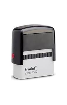 Trodat Otomatik Kaşe 4910-4911-4912-4913 Siyah-Trodat 4912 51x19 MM Trodat Otomatik Kaşe 4910-4911-4912-4913 Siyah-Trodat 4912 51x19 MM