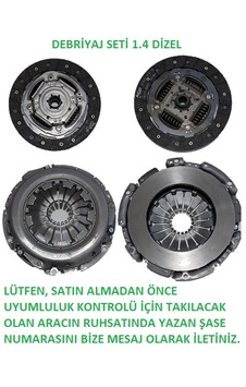 Ford Fiesta 5 1.4 Tdci Debriyaj Seti 2002 İle 2011 Arası Ford Fiesta 5 1.4 Tdci Debriyaj Seti 2002 İle 2011 Arası