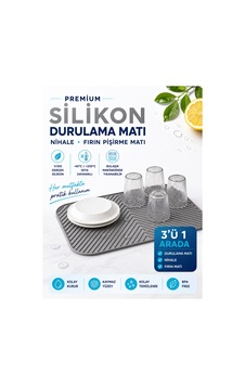 Tezgah Üstü Bulaşık Kurutma, Durulama Matı, Isıya Dayanıklı, Kaymaz Ve Katlanabilir %100 Silikon Çok Renkli - 904899893 Çok Renkli Tezgah Üstü Bulaşık Kurutma, Durulama Matı, Isıya Dayanıklı, Kaymaz Ve Katlanabilir %100 Silikon Çok Renkli - 904899893 Çok Renkli