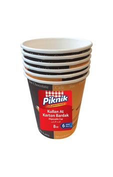 Piknik Kullan At Karton Bardak 8 Oz 6'li 1484 Diğer Piknik Kullan At Karton Bardak 8 Oz 6'li 1484 Diğer