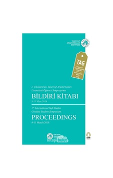 1. Uluslararası Tasavvuf Araştırmaları Lisansüstü Öğrenci Sempozyumu Bildiri Kitabı- Üsküdar Üniversitesi Yayınları
