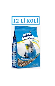 Mavi Boncuk Kuş Yemi 12 Adet 500 G