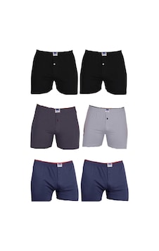 Berrak 1099 Erkek Penye Boxer Şort 6 Adet 001