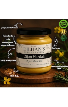 Dilhan's Artisan Pantry Taneli Dijon Hardalı 300 ML Dilhan's Artisan Pantry Taneli Dijon Hardalı 300 ML