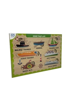 Ca Games Ahşap Puzzle Deniz Taşıtları 19x29 Cm Ca Games Ahşap Puzzle Deniz Taşıtları 19x29 Cm