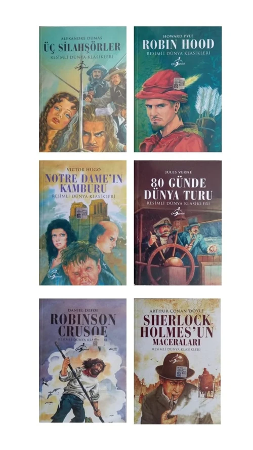 Çocuklar İçin Resimli Dünya Klasikleri 6 Kitap Çocuklar İçin Resimli Dünya Klasikleri 6 Kitap