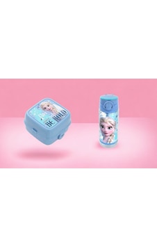 Frozen Be Bold Beslenme Kabı Ve Su Matarası Set Mavi Frozen Be Bold Beslenme Kabı Ve Su Matarası Set Mavi