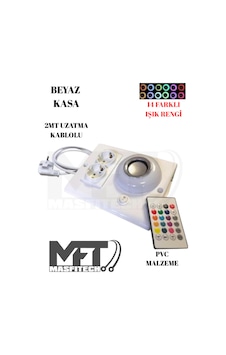 Masfitech Tezgah Altı Bluetooth Müzik Çalar Priz Uzatma Kablolu Beyaz Masfitech Tezgah Altı Bluetooth Müzik Çalar Priz Uzatma Kablolu Beyaz