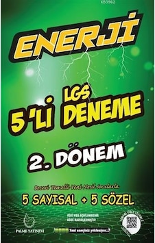 Palme 8. Sınıf Enerji LGS 2.Dönem 5 Lİ Deneme Palme 8. Sınıf Enerji LGS 2.Dönem 5 Lİ Deneme