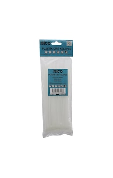 Lunaev Beyaz 3.6x200mm Plastik Cırt Kelepçe 100pcs Kablo Klipsleri Lunaev Beyaz 3.6x200mm Plastik Cırt Kelepçe 100pcs Kablo Klipsleri