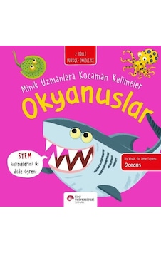 Okyanuslar - Minik Uzmanlara Kocaman Kelimeler - 2 Dilli Türkçe - İngilizce - Fran Bromage - Koç Üniversitesi Yayınları Okyanuslar - Minik Uzmanlara Kocaman Kelimeler - 2 Dilli Türkçe - İngilizce - Fran Bromage - Koç Üniversitesi Yayınları