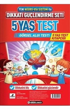 Yeni Neuro-Via Sistemi İle Dikkati Güçlendirme Seti 5 Yaş Test-Görsel Algı Testi - Osman Abalı - Adeda Yeni Neuro-Via Sistemi İle Dikkati Güçlendirme Seti 5 Yaş Test-Görsel Algı Testi - Osman Abalı - Adeda