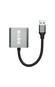 S-link Sl-cr21 Type C Ve Usb3.0 Sd/micro Sd 110m/s Hızlı 2 İn 1 Metal Kart Okuyucu Sku: Zeus8690010630858