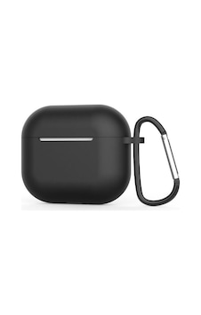 Apsuwa Apple Uyumlu AirPods 4 Kılıfı Silikon Siyah Siyah Apsuwa Apple Uyumlu AirPods 4 Kılıfı Silikon Siyah Siyah