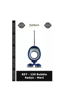 Özel Üretim Müzik Taşınabilir Eğlence Aksesuar Teknoloji Bst - 120 Bubble Radyo - Mavi Özel Üretim Müzik Taşınabilir Eğlence Aksesuar Teknoloji Bst - 120 Bubble Radyo - Mavi