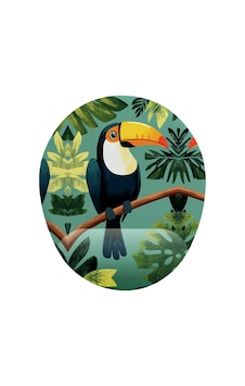 Tukan Kuşu Bilek Destekli Mouse Pad Tukan Kuşu Bilek Destekli Mouse Pad
