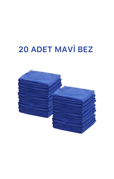 Mikrofiber Parlak Temizlik Bezi 20'li 40x40 Mutfak Yer Banyo Temizleme Bezi Havlu Bez Mavi Renk Çok Renkli Mikrofiber Parlak Temizlik Bezi 20'li 40x40 Mutfak Yer Banyo Temizleme Bezi Havlu Bez Mavi Renk Çok Renkli