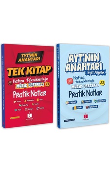 2026 Tyt'nin Anahtarı Tek Kitap Pratik Notlar Ayt Eşit Ağırlık Pratik Notlar Süper 2'li Set 2026 Tyt'nin Anahtarı Tek Kitap Pratik Notlar Ayt Eşit Ağırlık Pratik Notlar Süper 2'li Set