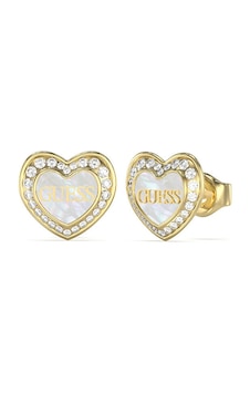 Guess Jgujube04028jwygwhtu Kalpli Kadın Küpe Altın Guess Jgujube04028jwygwhtu Kalpli Kadın Küpe Altın