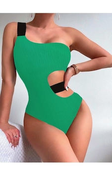 Deep Beach Çizgili Özel Kumaşlı Cut Out Mayo Db200727m 001 Deep Beach Çizgili Özel Kumaşlı Cut Out Mayo Db200727m 001